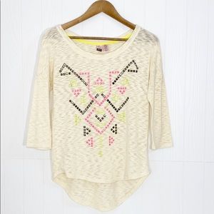 Love On A Hanger | Crew Neck Neon Embellis…